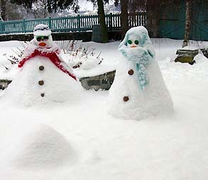 Couple de Neige, le jour