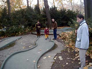 Mini-Golf en famille