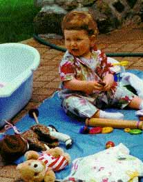 margot sur la terrasse
